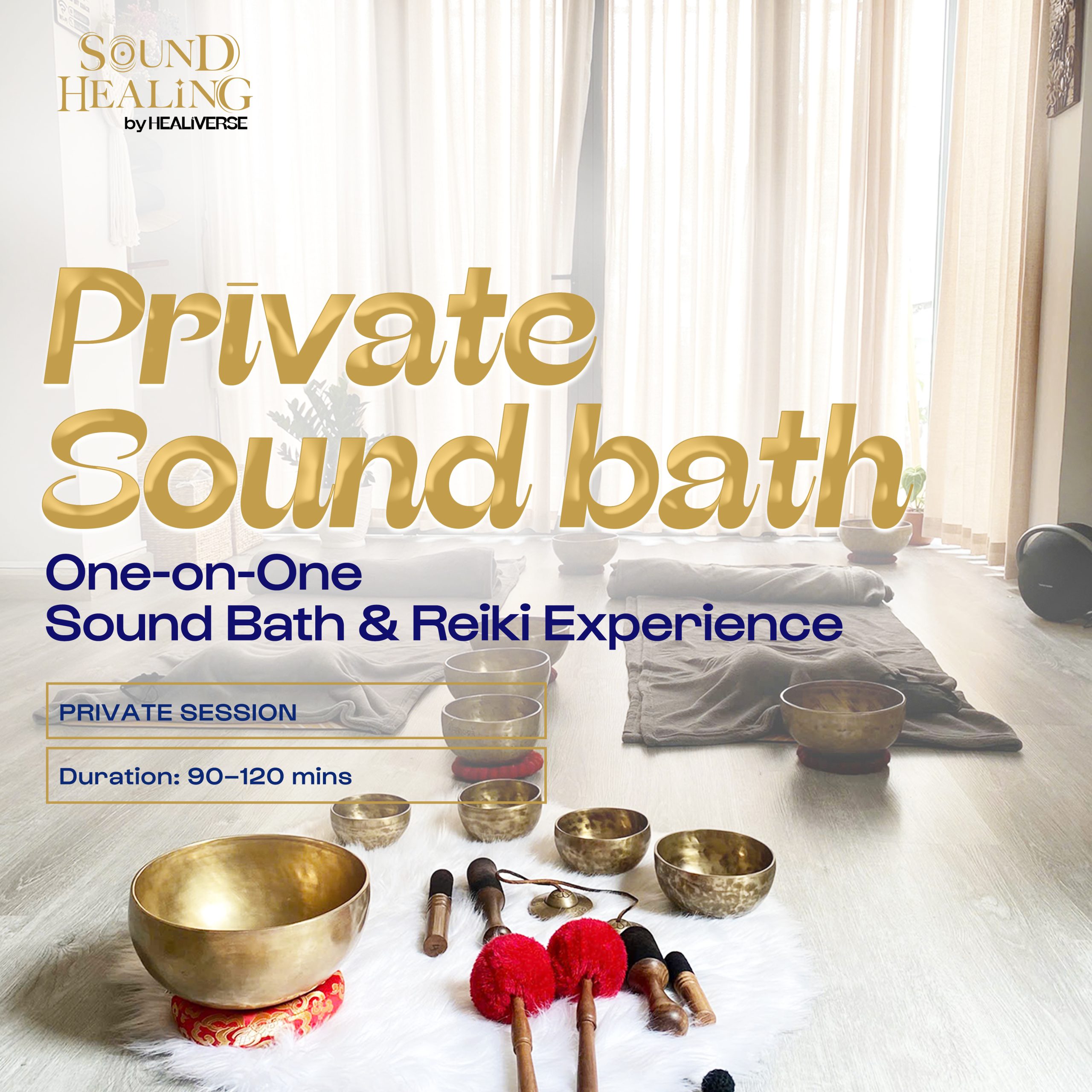 Deep Sleep Sound Bath with Usui Reiki energy (Private 1:1)